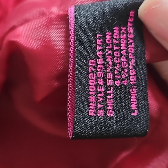 Last Kiss Red Jacket with ruffle edge - Picture 6 of 8